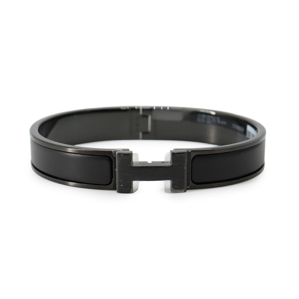 Hermes Bracelet Click HH Black with Hardware HERMES Bangle BRACELET